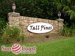 TALL PINES Signage